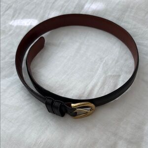 Vintage Coach 8400 Black Leather Belt
